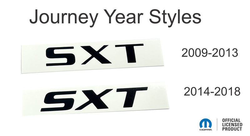 SXT Emblem Overlay Decal  - Dodge Journey