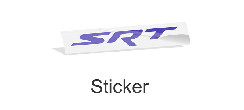 SRT Airbox Lettering and Stripe Decals  - Charger SRT Hellcat