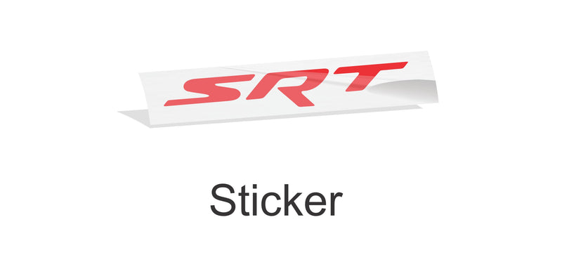 SRT  Airbox Lettering and Stripe Decals  - Challenger SRT Hellcat