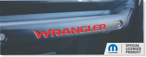 WRANGLER Grab Bar Inlay Sticker -  2018-2024 Wrangler JL/JLU