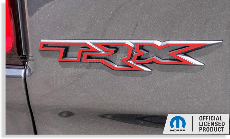 TRX Tailgate Emblem Overlay Decal   - 2021-2024 Ram TRX