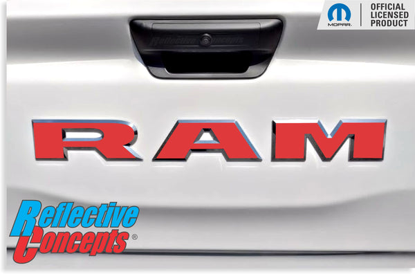 RAM Tailgate Emblem Overlay Decal   - 2025 Ram 1500