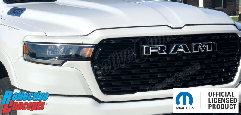 RAM Grille Emblem Overlay Decal   - 2025 Ram 1500