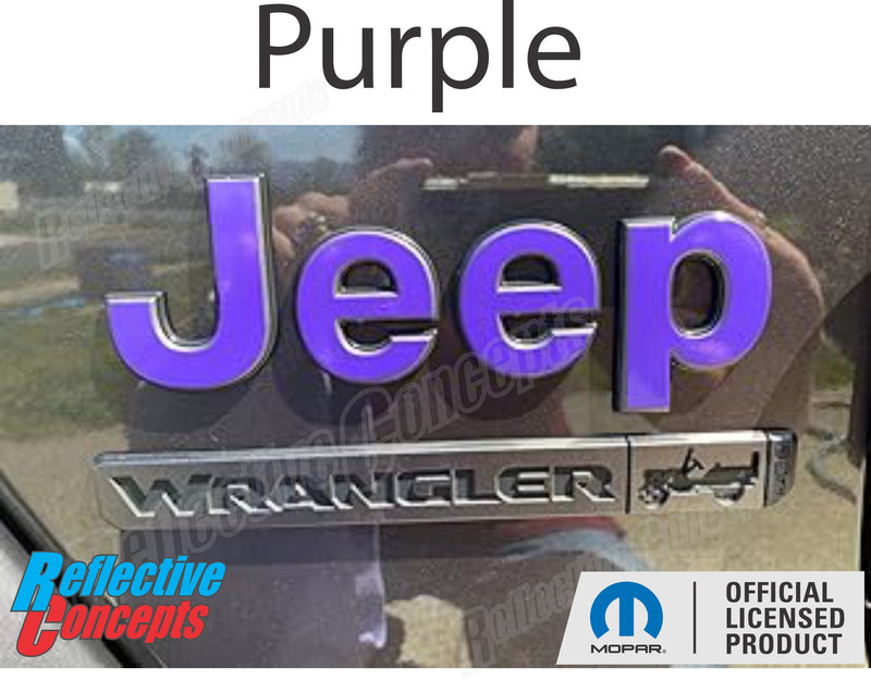 Jeep Fender Emblem Overlay Decals  - 2018-2024 Wrangler JL