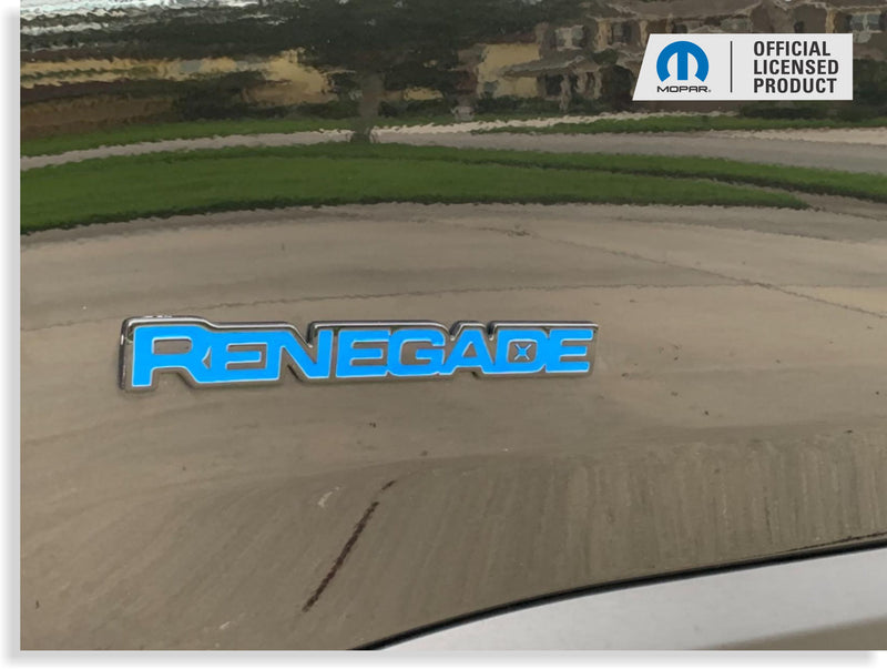 RENEGADE Emblem Inlay Decals   - Jeep Renegade