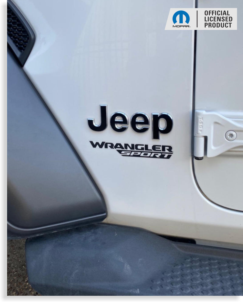 Jeep Fender Emblem Overlay Decals  - 2018-2024 Wrangler JL