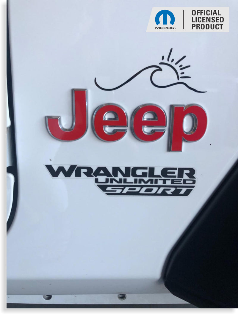 Jeep Fender Emblem Overlay Decals  - 2018-2024 Wrangler JL