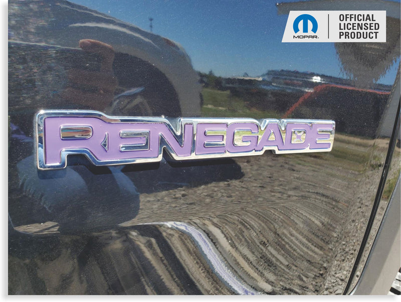 RENEGADE Emblem Inlay Decals   - Jeep Renegade