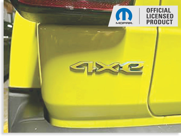 4xe Liftgate Emblem Overlay Decal  - 2021-2024 Wrangler 4xe