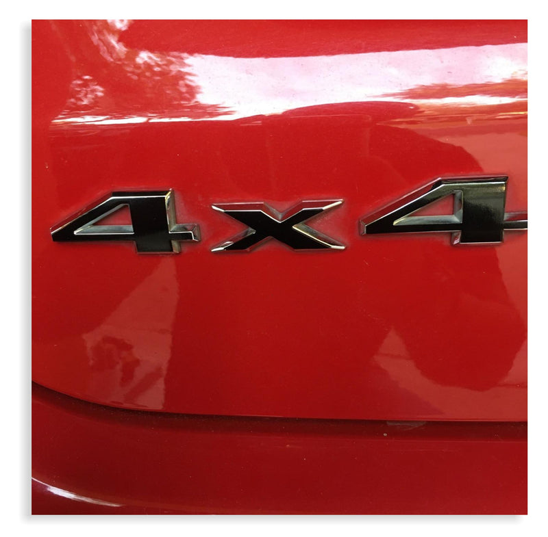 4x4 Emblem Overlay Decal - 2014-2024 Jeep Compass