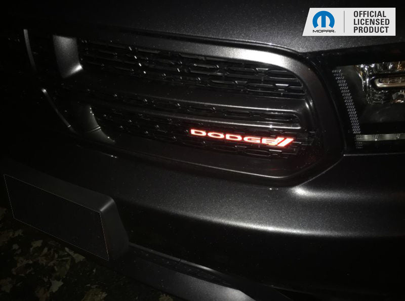 DODGE Grille Emblem Overlay Decal - 13-25 Durango