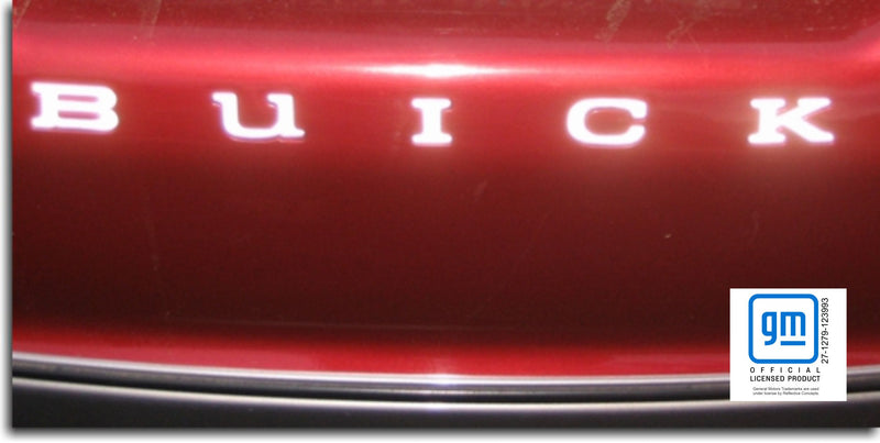 Rear Lettering Inlay Decal - 97-04 Buick Regal