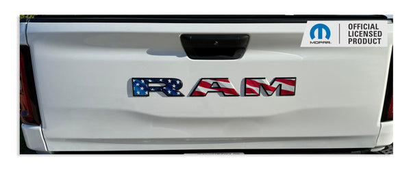 RAM Tailgate Emblem Overlay Decal   - 2025 Ram 1500