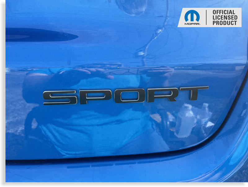 SPORT Emblem Overlay Decal   - Jeep Renegade