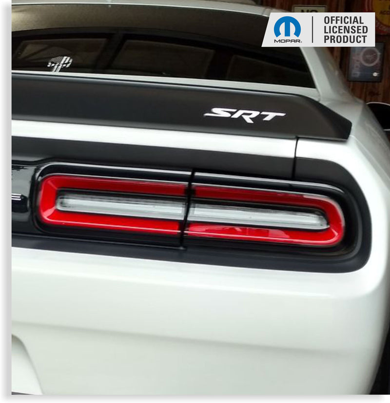 SRT Front and Rear Emblem Overlay Decals - 2015-2016 Challenger SRT Hellcat