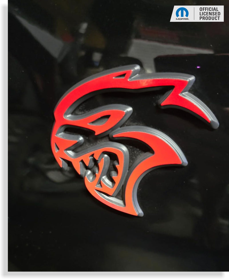 Hellcat Emblem Overlay Decals (pair) - Charger SRT Hellcat