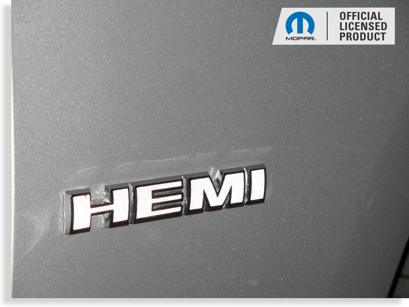 Hemi Fender Emblem Overlay Decals (pair)  - 2006-2010 Dodge Charger R/T