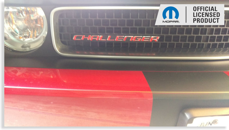 CHALLENGER Grille Emblem Overlay Decal - 2008-2014 Challenger