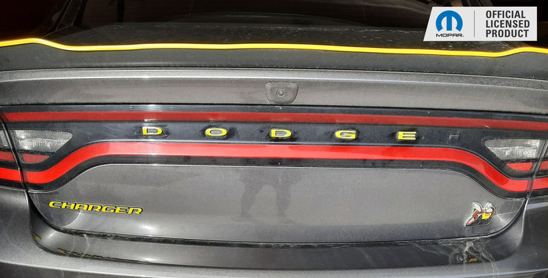 DODGE Trunk Lettering Emblem Overlay Decal - 2011-2023 Charger