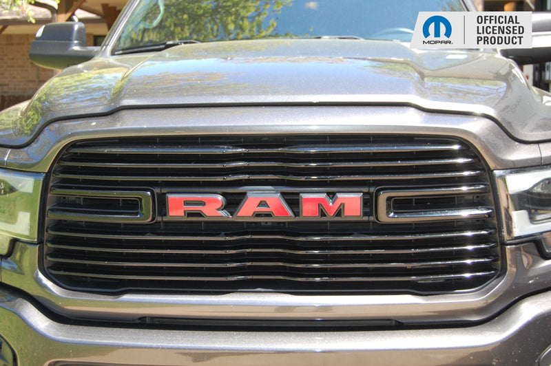 RAM Grille Emblem Overlay Decal   - 2019-2024 Ram 2500 3500