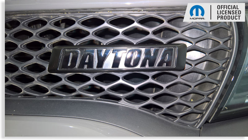 DAYTONA Grille Emblem Overlay Decal   - 17-23 Charger Daytona