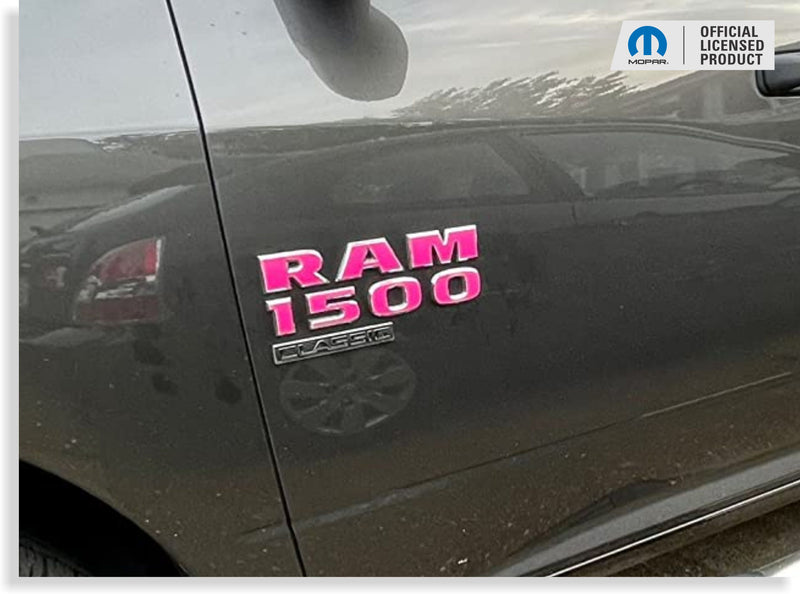 RAM 1500 Emblem Overlay Decals   - 2019-2024 Ram 1500 Classic