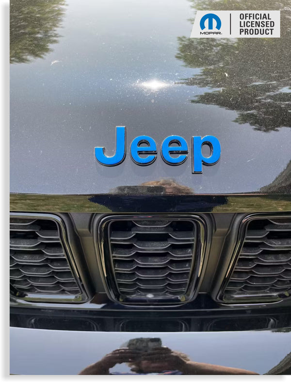 Jeep Emblem Overlay Decals   - 2022-2024 Grand Cherokee