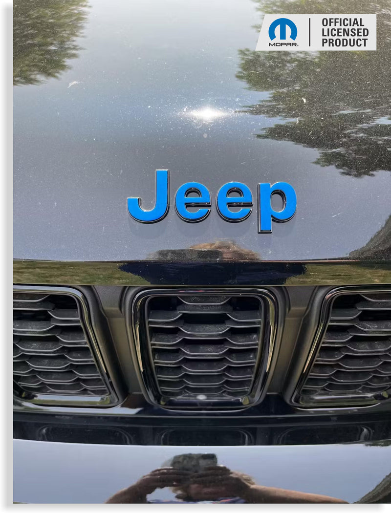 Jeep Emblem Overlay Decals   - 2022-2024 Grand Cherokee