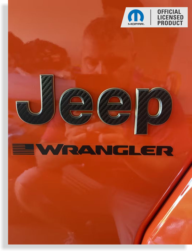 Jeep Fender Emblem Overlay Decals  - 2018-2024 Wrangler JL