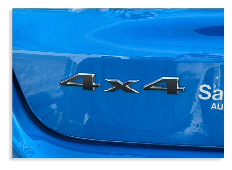 4x4 Emblem Overlay Decal - 2014-2024 Jeep Compass