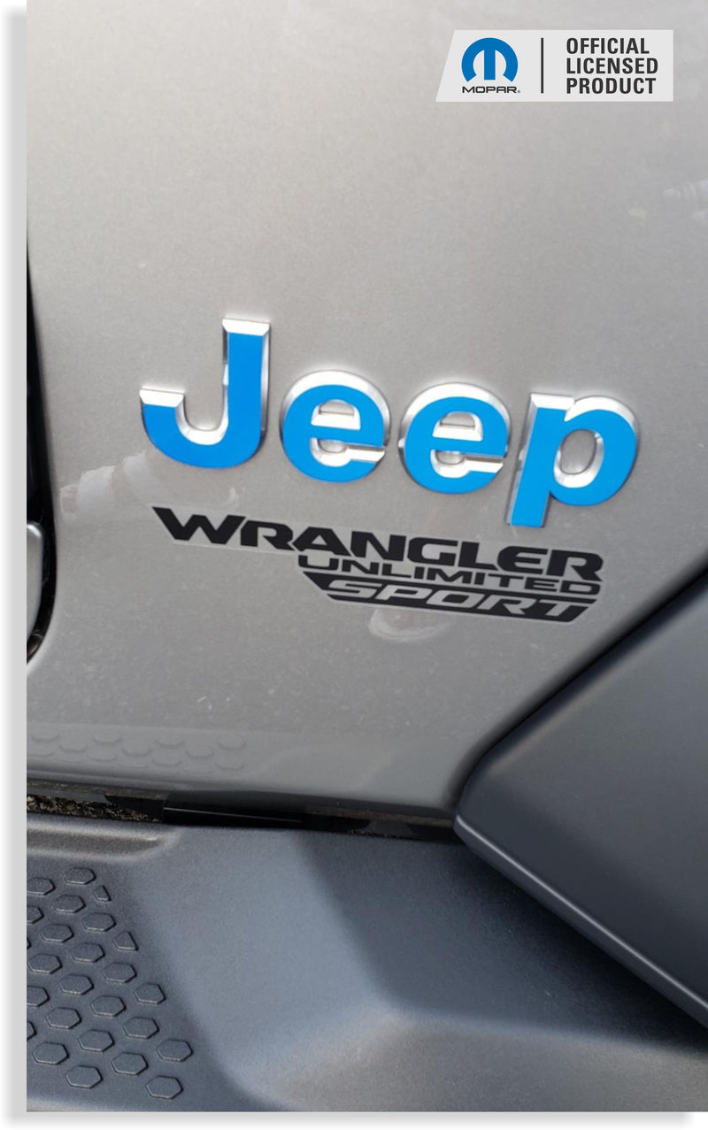 Jeep Fender Emblem Overlay Decals  - 2018-2024 Wrangler JL