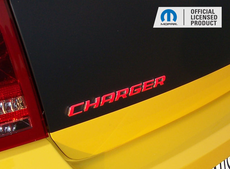 CHARGER Trunk Emblem Overlay Decal - 2006-2014 Charger