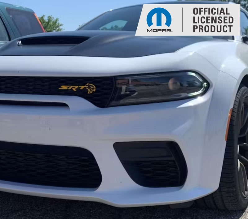 SRT Emblem Overlay Decals - 2018-2023 Dodge Charger SRT Hellcat