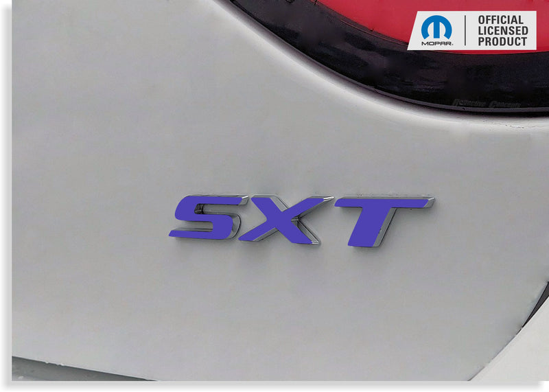 SXT Trunk Emblem Overlay Decal  - Dodge Charger SXT