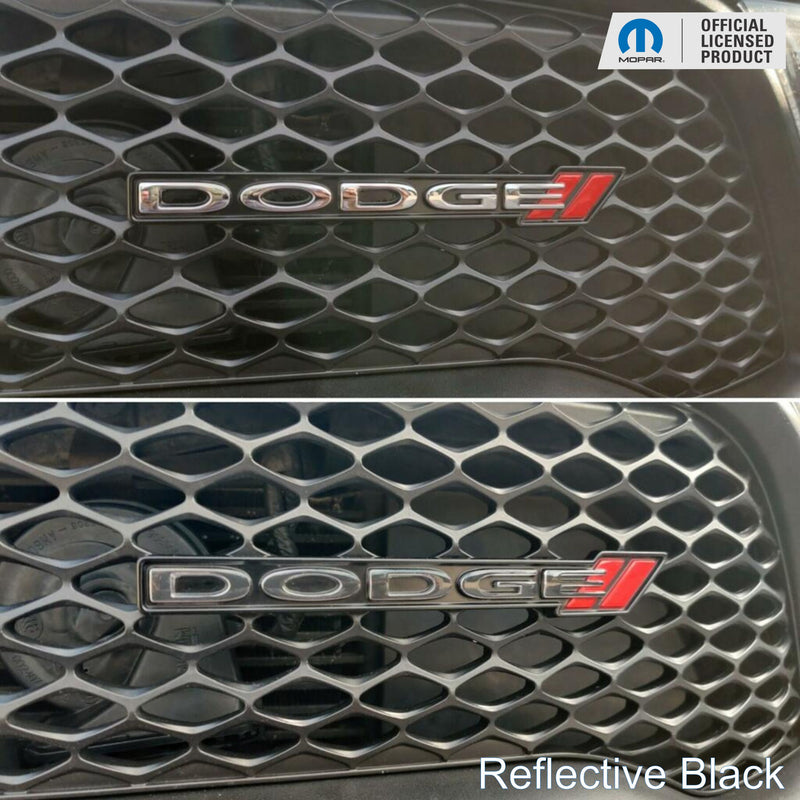 DODGE Grille Emblem Overlay Decal -  2013-2023 Charger