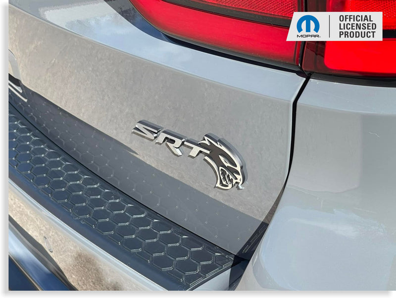 Durango SRT Hellcat Grille and Liftgate Emblem Overlay Decals