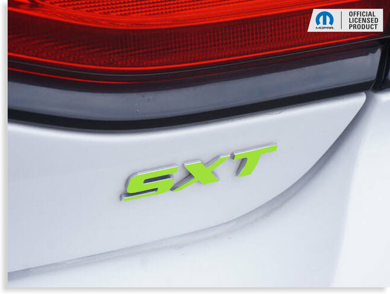 SXT Trunk Emblem Overlay Decal  - Dodge Charger SXT