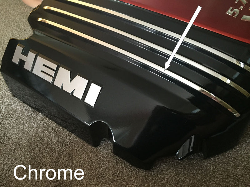 Engine Cover STRIPE Decals - Magnum 5.7L