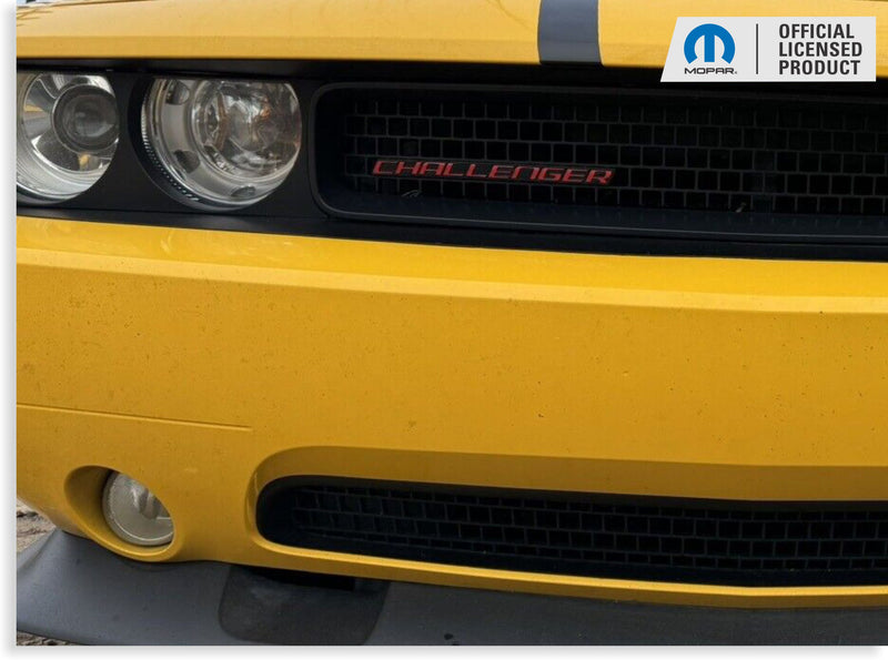 CHALLENGER Grille Emblem Overlay Decal - 2008-2014 Challenger