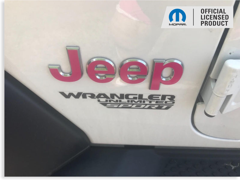 Jeep Fender Emblem Overlay Decals  - 2018-2024 Wrangler JL