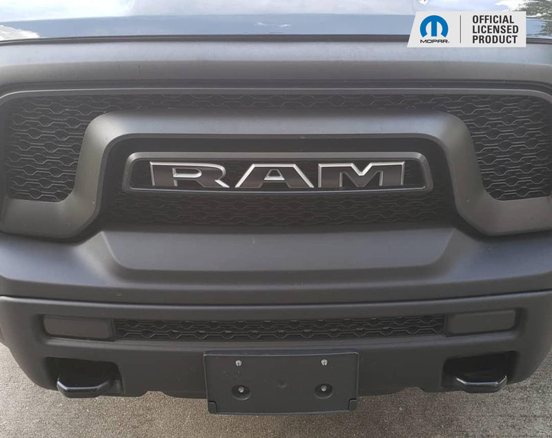 RAM Grille Emblem Overlay Decal   - 2015-2018 Ram Rebel