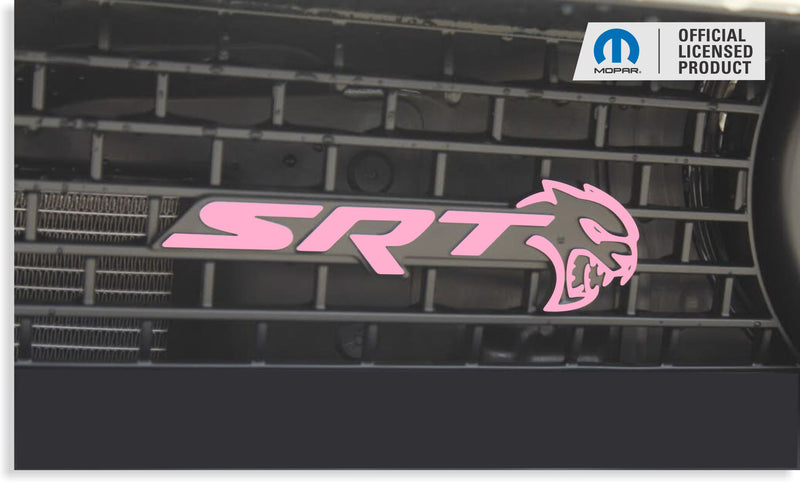 SRT Front and Rear Emblem Overlay Decals - 18-23 Challenger SRT Hellcat