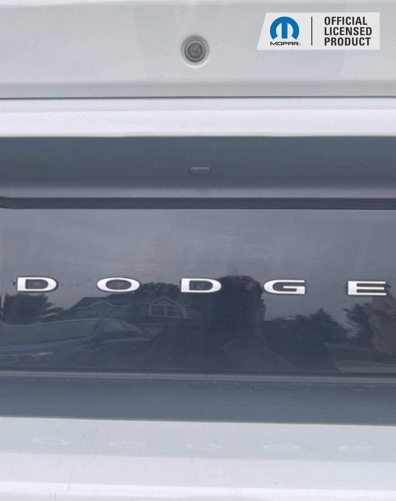 DODGE Trunk Lettering Emblem Overlay Decal - 2015-2023 Challenger