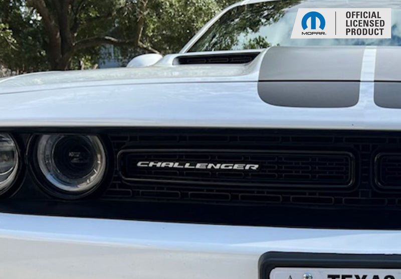 CHALLENGER Grille Emblem Overlay Decal - 2015-2023 Challenger