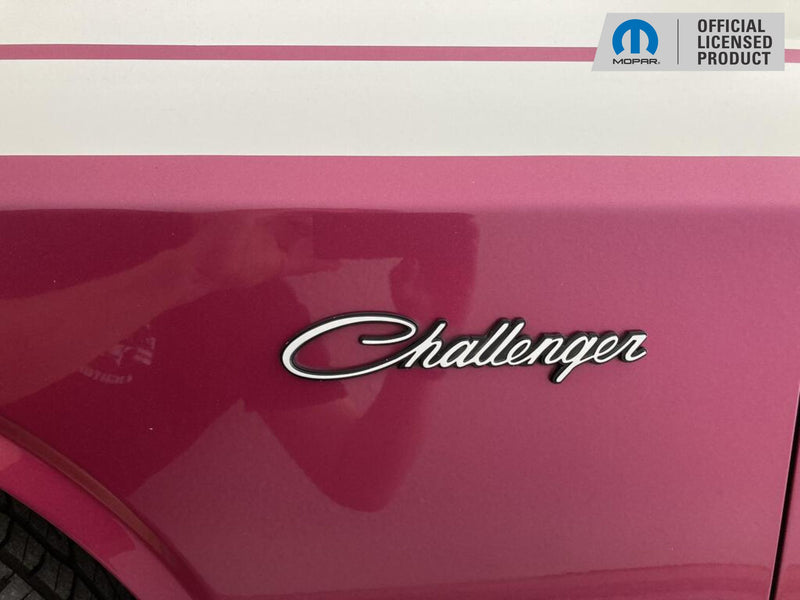 Challenger Script Emblem Overlay Decals