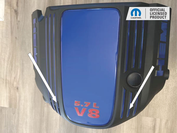 Engine Cover STRIPE Decals - 300C 5.7L