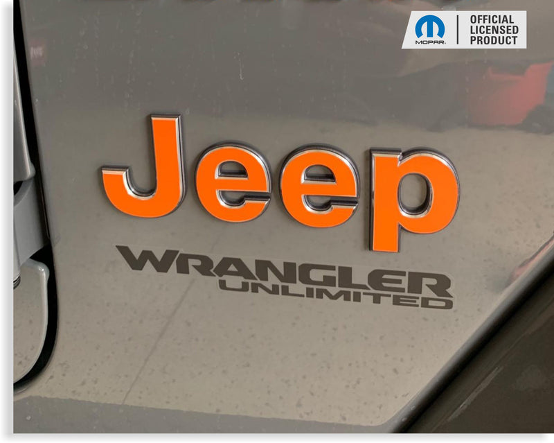 Jeep Fender Emblem Overlay Decals  - 2018-2024 Wrangler JL