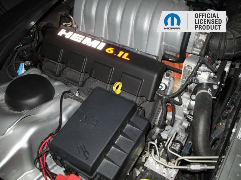 HEMI Engine Cover Overlays 6.1L - 06-10 Dodge Charger