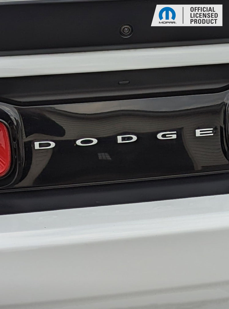 DODGE Trunk Lettering Emblem Overlay Decal - 2015-2023 Challenger