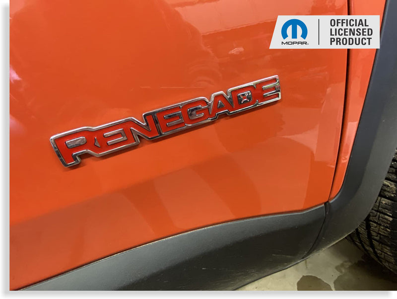 RENEGADE Emblem Inlay Decals   - Jeep Renegade